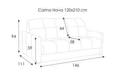 Диван CARINA Nova с коробом для белья Askona фото - 15 - превью