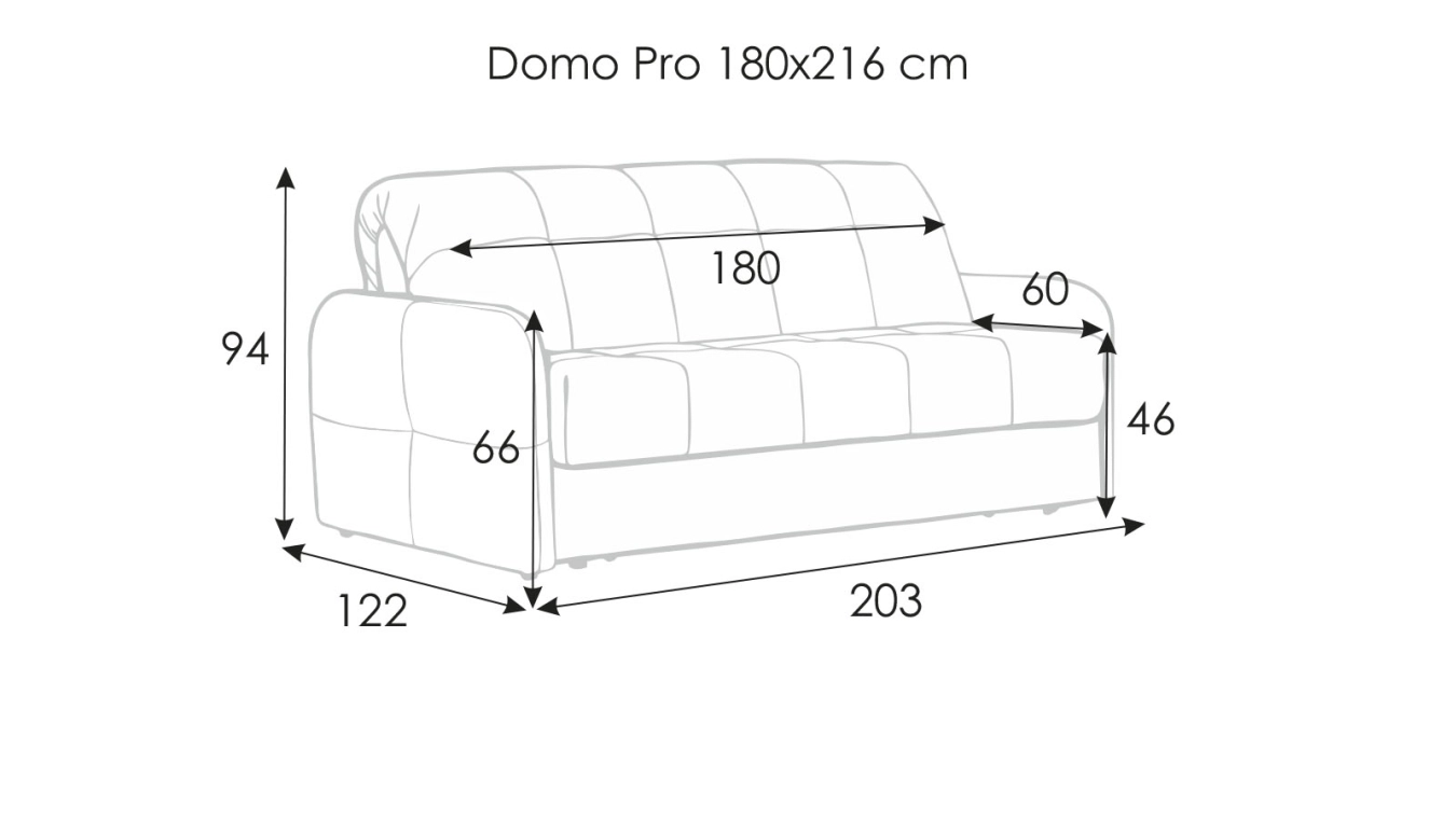 Domo Pro с коробом для белья с мягкими подлокотниками - 14 - большое изображение