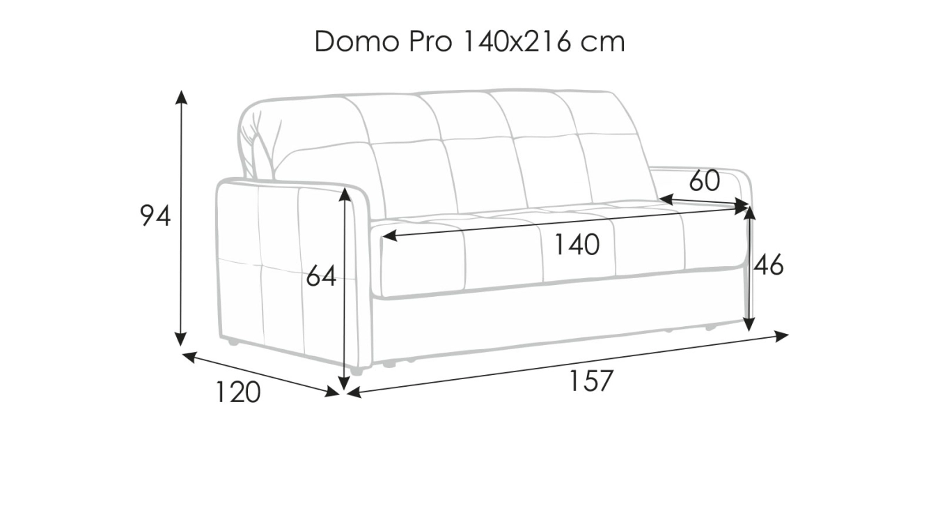 Domo Pro с коробом для белья с узкими подлокотниками - 14 - большое изображение