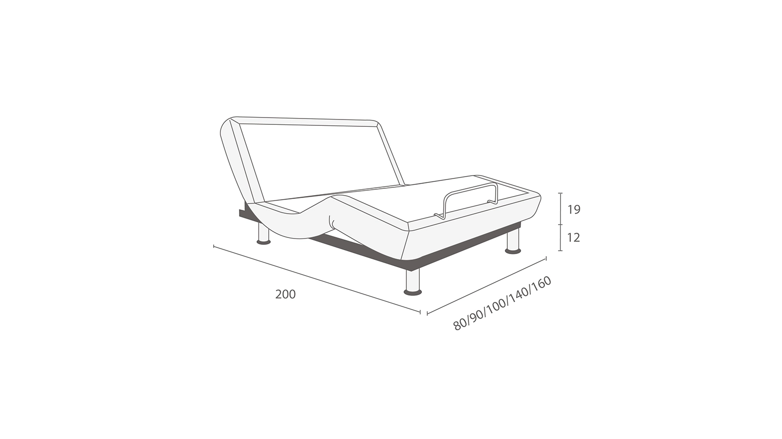 кереуеті Ergomotion 450 Grey Askona - 19 - большое изображение