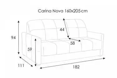 диваны CARINA Nova киімге арналған қораппен Askona - 15 - превью