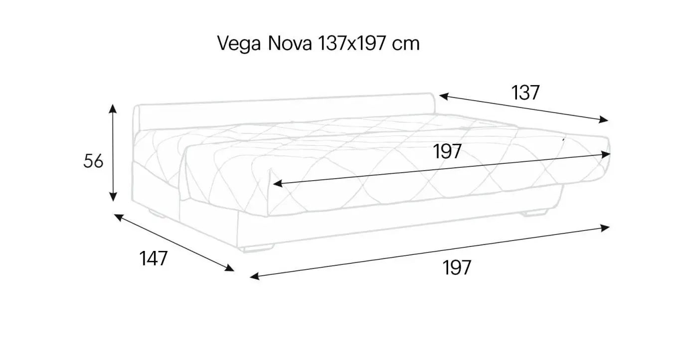 диваны Vega Nova киімге арналған қораппен Askona - 20 - большое изображение