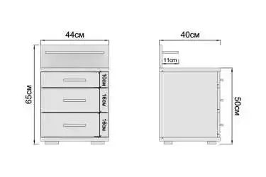 тумбасы Aurora Ice, түсі: Шимо күлі mCeramic - 6 - превью