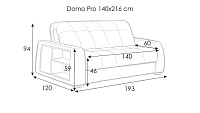 диваны Domo Pro сөрелермен киімге арналған қораппен  Askona - 13 - большое изображение