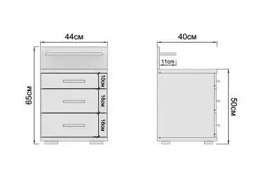 тумбасы Aurora Ice, түсі: Ақ премиум mCeramic - 6 - превью