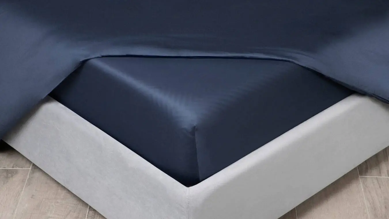 ақ жаймасы резеңкедегі Askona Home, Navy Blue түсті - 2 - большое изображение