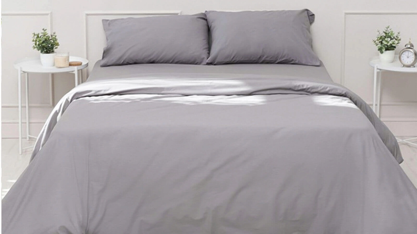 Простынь Comfort Cotton, цвет: Светло-серый Askona фото - 5 - большое изображение