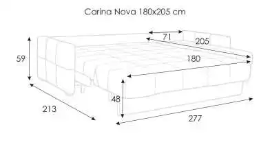 диваны CARINA Nova угловой с коробом для белья Askona - 15 - превью