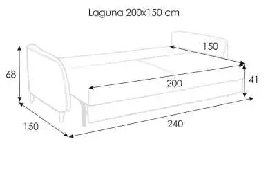 диваны Laguna киімге арналған қораппен Askona - 16 - превью