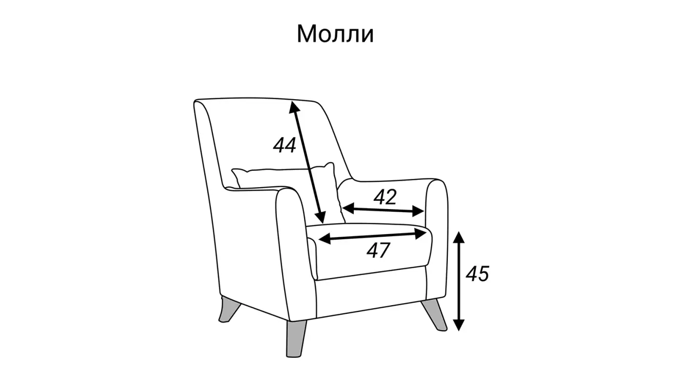 креслосы Mollee - 9 - большое изображение
