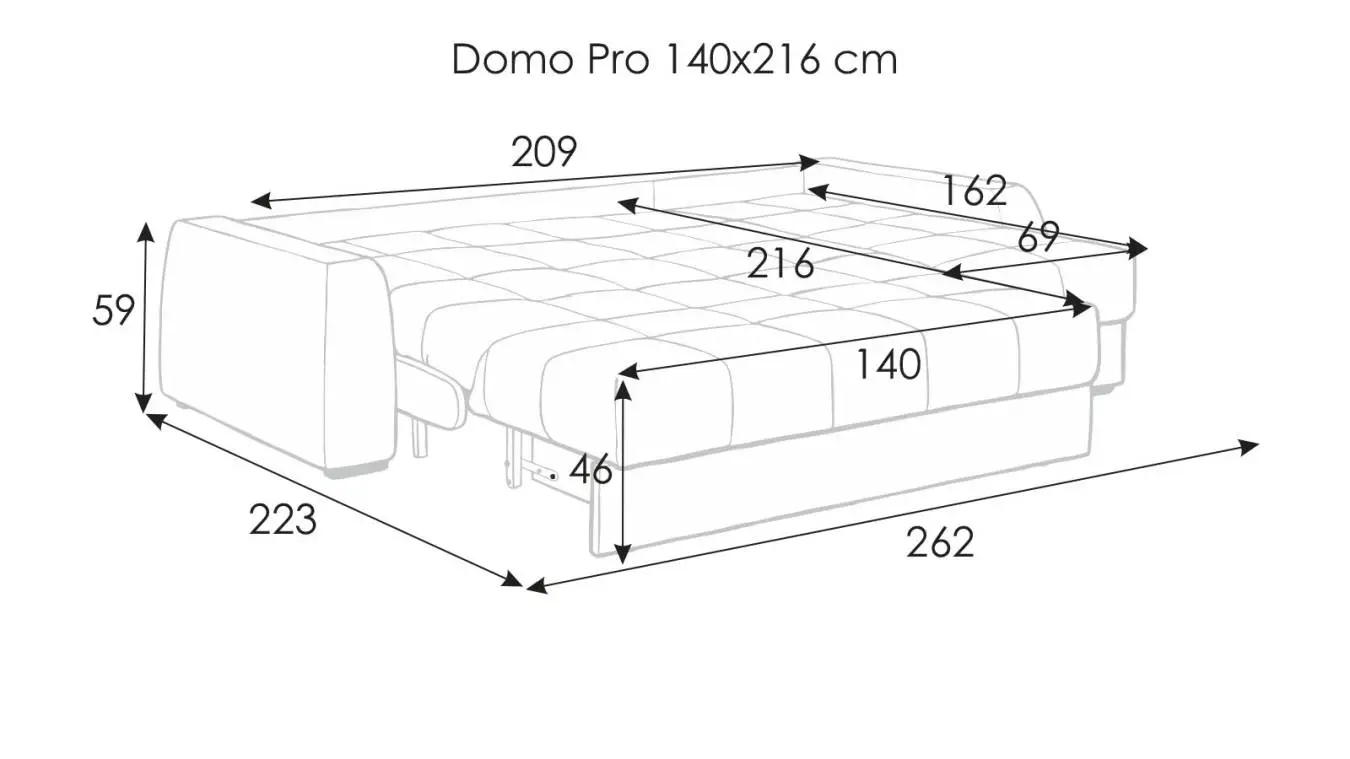 диваны Domo Pro угловой с коробом для белья с накладкой Askona - 12 - большое изображение