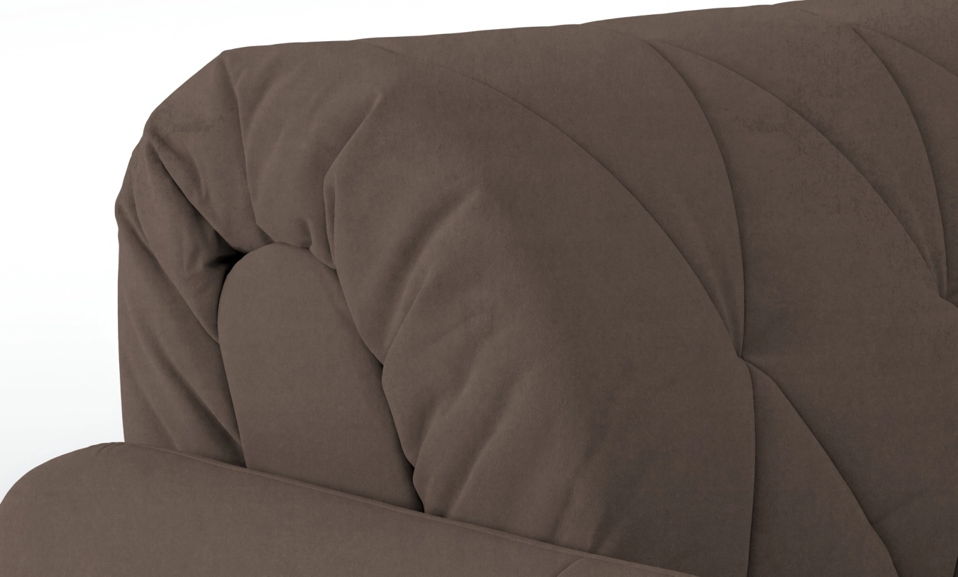 - кровать Domo Pro с мягкими подлокотниками, стежка ромб - 5 - большое изображение