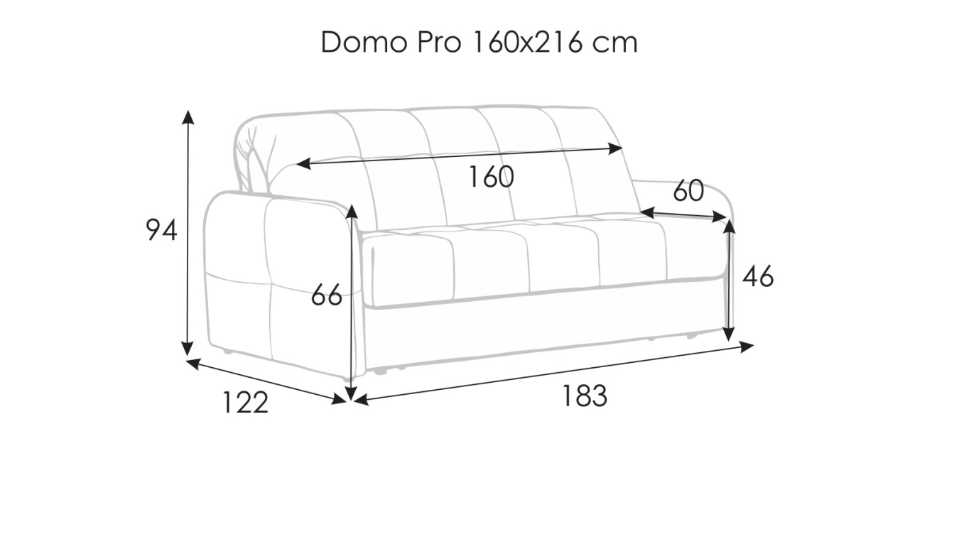 Domo Pro с коробом для белья с мягкими подлокотниками - 14 - большое изображение
