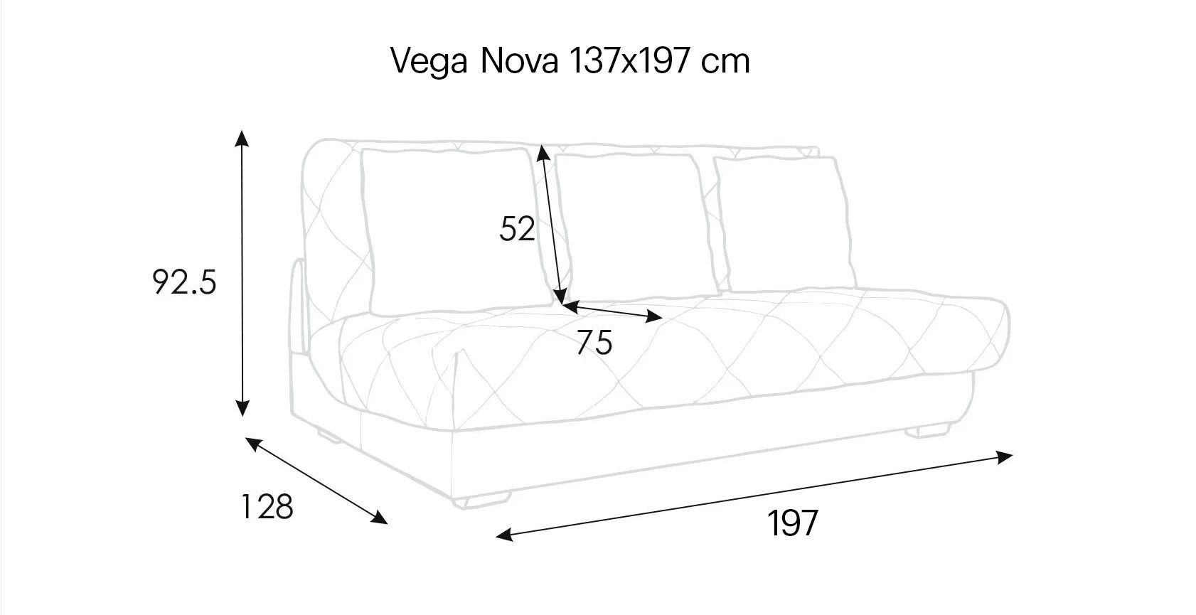 Диван Vega Nova с коробом для белья Askona фото - 9 - большое изображение